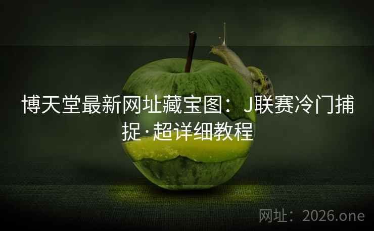 博天堂最新网址藏宝图：J联赛冷门捕捉·超详细教程